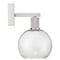 Access Lighting Port Nine Burgundy, Burgundy LED Wall Sconce, Brushed Steel Finish, Seeded Glass 63145LEDD-BS/SDG - alternate 3